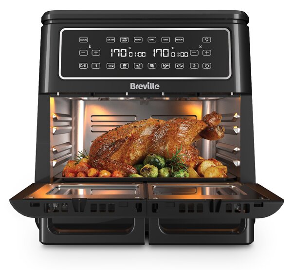 Teplovzdušná fritéza Breville HALO DUAL VDF130X, 11 L