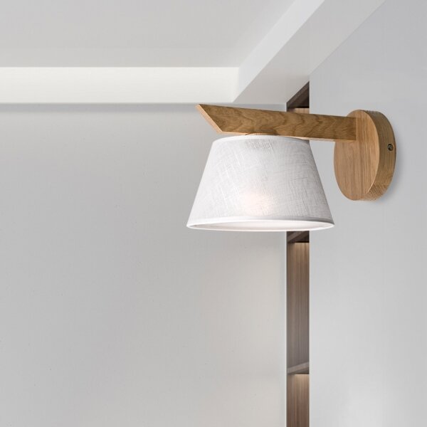 Brilagi - LED Nástenné svietidlo ANTHONY 1xE14/40W/230V dub/biela