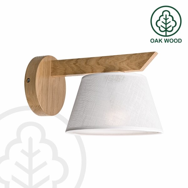 Brilagi - LED Nástenné svietidlo ANTHONY 1xE14/40W/230V dub/biela