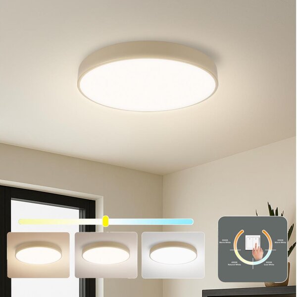 Brilagi - LED stropné svietidlo POOL LED/36W/230V 3000/4000/6000K priemer 30 cm béžové