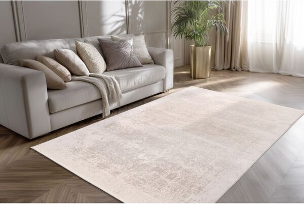 Moderný svetlo sivý koberec Venezia Batucci 901 Silver 1,20 x 1,70 m