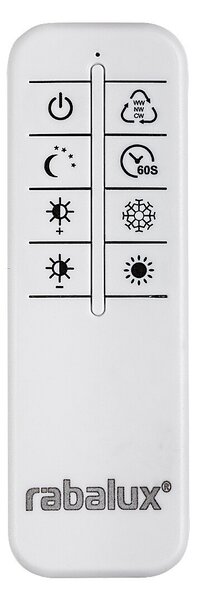 Rabalux 98072369 LED závesné stropné svietidlo Severine | 40W integrovaný LED zdroj | 2400lm | 3000-6500K