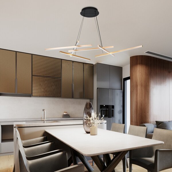 Rabalux 98072369 LED závesné stropné svietidlo Severine | 40W integrovaný LED zdroj | 2400lm | 3000-6500K