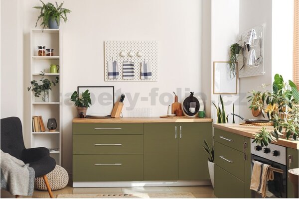 Samolepiace fólie 346-0713, rozmer 45 cm x 2 m, olivovo zelená , d-c-fix