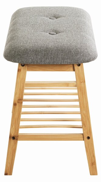 LAVICA NA TOPÁNKY, sivá, prírodná farba, 60/44/30 cm Xora - Skrine, regály & police na topánky