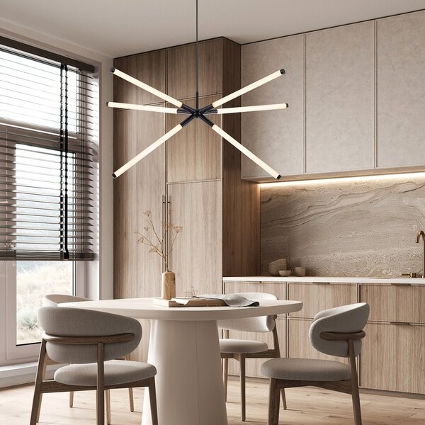 Rabalux 98072168 LED závesné stropné svietidlo Nivaro | 36W integrovaný LED zdroj | 3150lm | 3000K