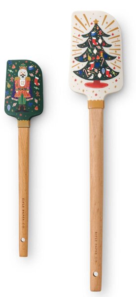 Vianočná silikónová stierka Nutcracker – set 2 ks
