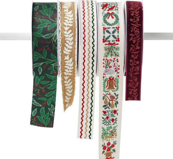 Vianočná stuha Willowberry – set 5 ks