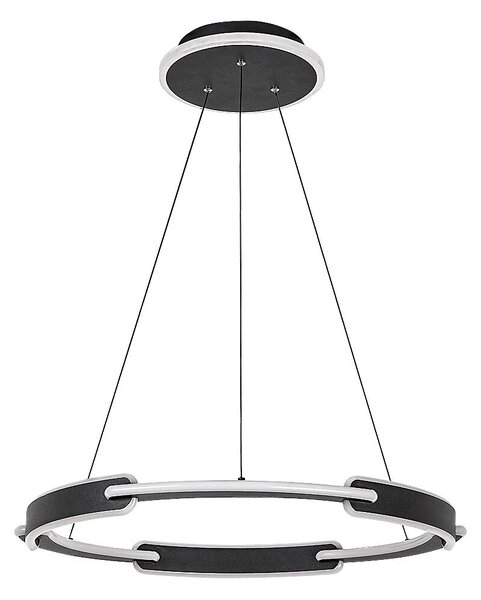Rabalux 98072229 LED závesné stropné svietidlo Sindri | 45W integrovaný LED zdroj | 3200lm | 3000+4000K
