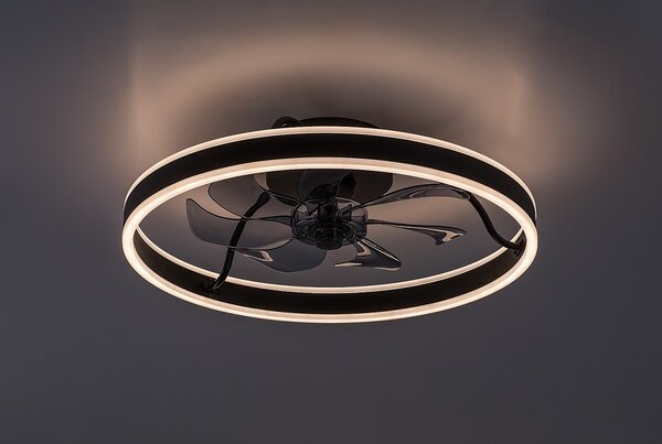 Rabalux 98071337 LED ventilátor s osvetlením Fanfy | 40W integrovaný LED zdroj | 2200lm | 3000+4000+6500K