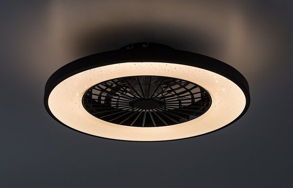 Rabalux 98071334 LED ventilátor s osvetlením Dalfon2 | 72W integrovaný LED zdroj | 2100lm | 3000-6500K
