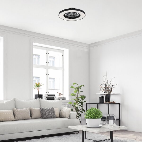 Rabalux 98071334 LED ventilátor s osvetlením Dalfon2 | 72W integrovaný LED zdroj | 2100lm | 3000-6500K