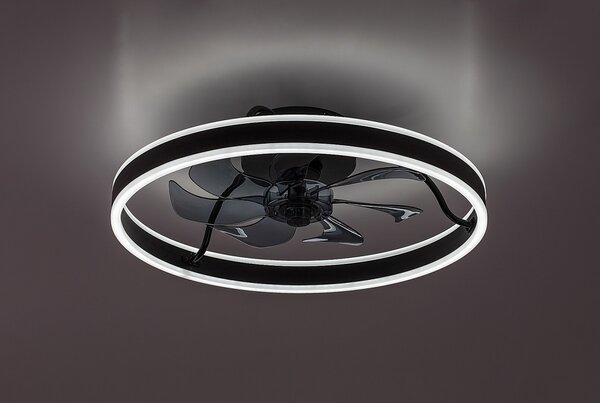 Rabalux 98071337 LED ventilátor s osvetlením Fanfy | 40W integrovaný LED zdroj | 2200lm | 3000+4000+6500K
