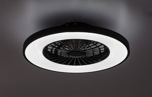 Rabalux 98071334 LED ventilátor s osvetlením Dalfon2 | 72W integrovaný LED zdroj | 2100lm | 3000-6500K