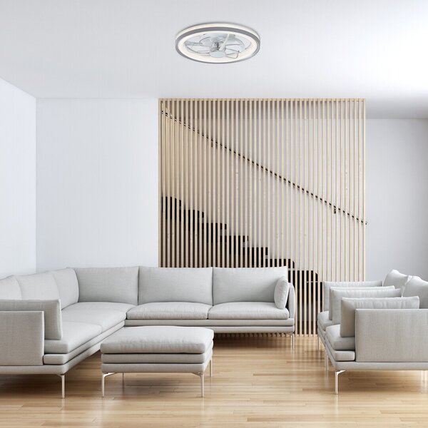 Rabalux 98071335 LED ventilátor s osvetlením Fanricius | 40W integrovaný LED zdroj | 2200lm | 3000+4000+6500K