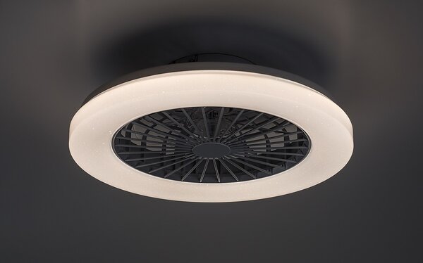 Rabalux 98071333 LED ventilátor s osvetlením Dalfon2 | 48W integrovaný LED zdroj | 3500lm | 3000-6500K