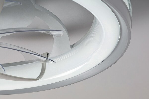 Rabalux 98071335 LED ventilátor s osvetlením Fanricius | 40W integrovaný LED zdroj | 2200lm | 3000+4000+6500K
