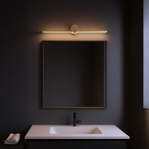 LED osvetlenie zrkadla do kúpeľne ARTIST LED/9W/230V 60 cm IP44 zlaté