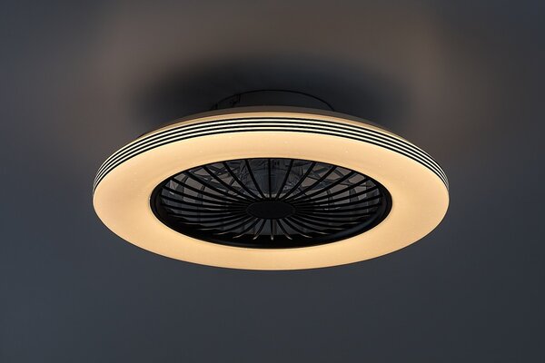 Rabalux 98071330 LED ventilátor s osvetlením Dalfon2 | 48W integrovaný LED zdroj | 3100lm | 3000-6500K