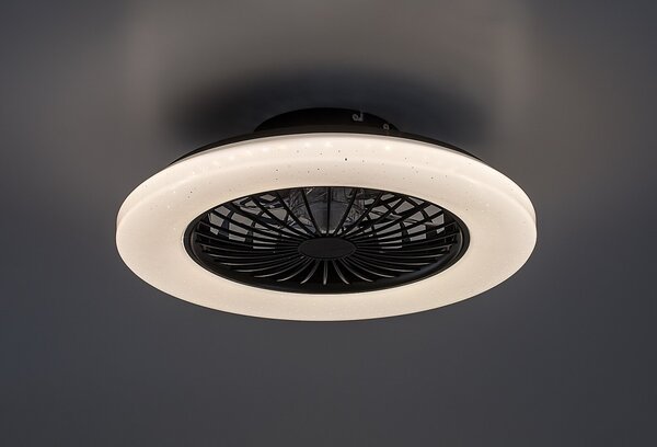 Rabalux 98071329 LED ventilátor s osvetlením Dalfon2 | 48W integrovaný LED zdroj | 1900lm | 3000-6500K