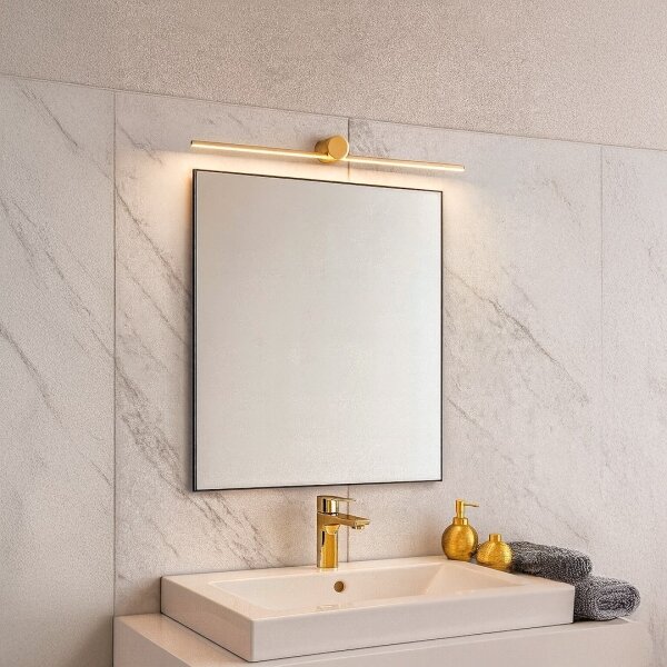 LED osvetlenie zrkadla do kúpeľne ARTIST LED/9W/230V 60 cm IP44 zlaté