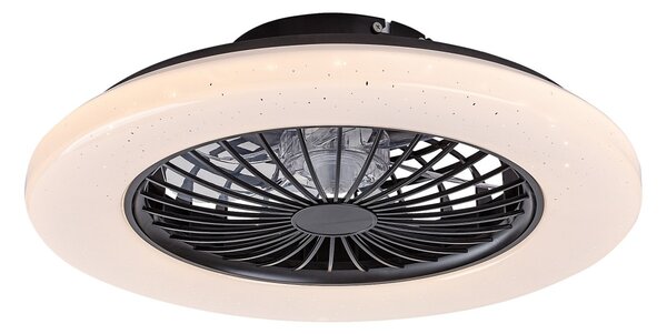 Rabalux 98071329 LED ventilátor s osvetlením Dalfon2 | 48W integrovaný LED zdroj | 1900lm | 3000-6500K