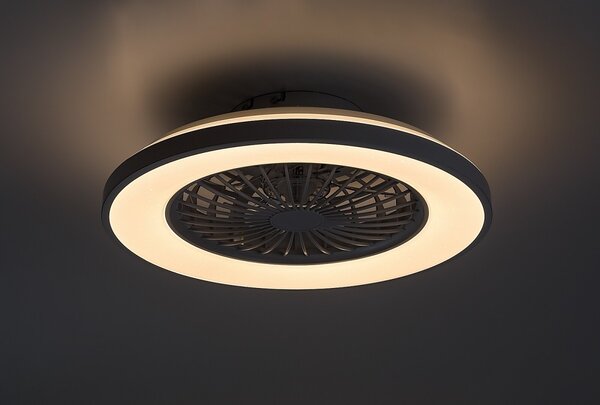 Rabalux 98071332 LED ventilátor s osvetlením Dalfon2 | 48W integrovaný LED zdroj | 2400lm | 3000-6500K