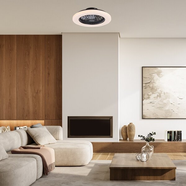 Rabalux 98071329 LED ventilátor s osvetlením Dalfon2 | 48W integrovaný LED zdroj | 1900lm | 3000-6500K