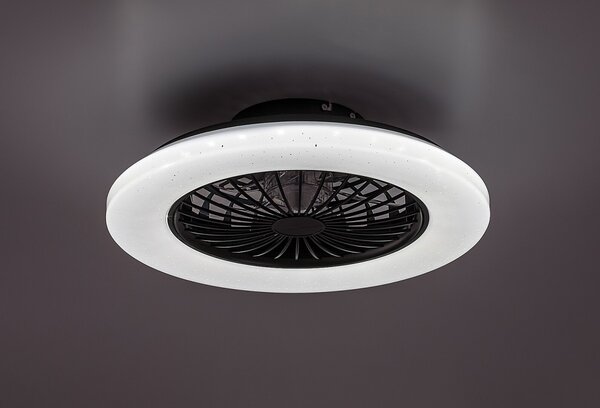 Rabalux 98071329 LED ventilátor s osvetlením Dalfon2 | 48W integrovaný LED zdroj | 1900lm | 3000-6500K