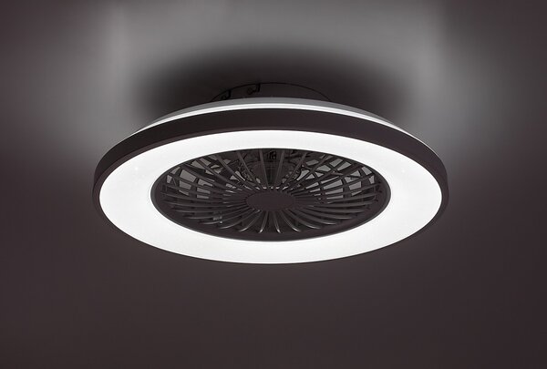 Rabalux 98071332 LED ventilátor s osvetlením Dalfon2 | 48W integrovaný LED zdroj | 2400lm | 3000-6500K