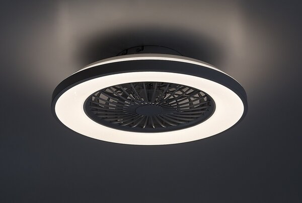 Rabalux 98071332 LED ventilátor s osvetlením Dalfon2 | 48W integrovaný LED zdroj | 2400lm | 3000-6500K