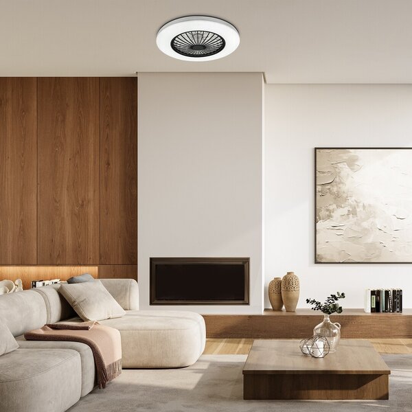Rabalux 98071330 LED ventilátor s osvetlením Dalfon2 | 48W integrovaný LED zdroj | 3100lm | 3000-6500K