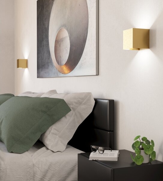 Eglo 901091 - LED Nástenné svietidlo VALMONTONE 2xLED/1,5W/230V 3000K zlatá