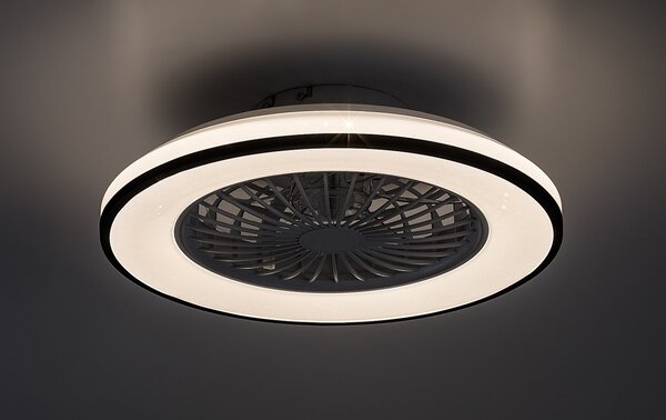 Rabalux 98071331 LED ventilátor s osvetlením Dalfon2 | 48W integrovaný LED zdroj | 2800lm | 3000-6500K