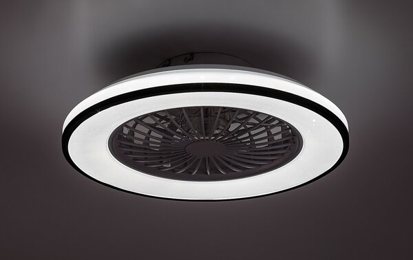 Rabalux 98071331 LED ventilátor s osvetlením Dalfon2 | 48W integrovaný LED zdroj | 2800lm | 3000-6500K