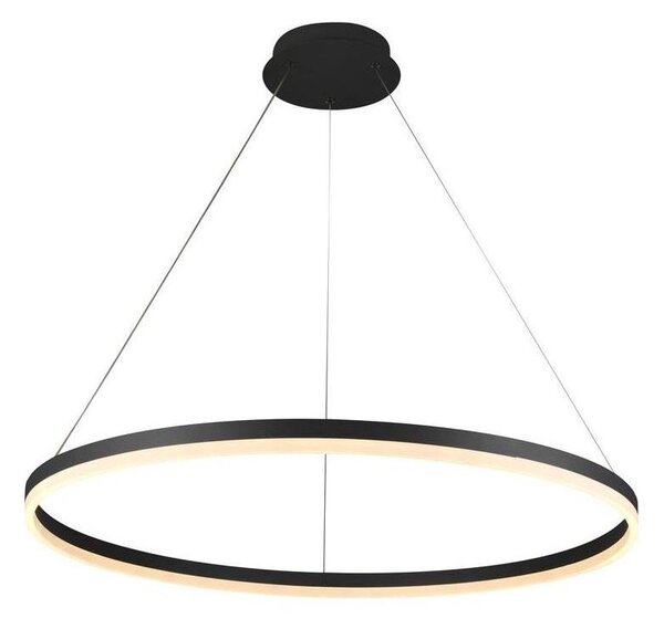 Brilagi - LED stmievateľný luster na lanku CIRCLE LED/55W/230V 3000-6500K čierna+DO