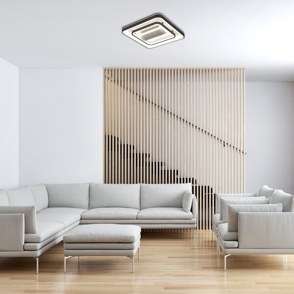Rabalux 98071341 LED ventilátor s osvetlením Aireon | 50W integrovaný LED zdroj | 2200lm | 3000+4000+6500K
