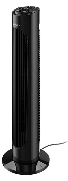 Silvercrest® Ventilátor s 3 stupňami fúkania STV 50 F1 (čierna) (100322352)
