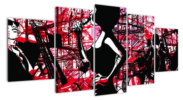 Pop-art obraz ženy (Obraz 150x70cm)