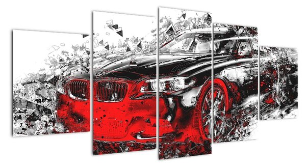 Obraz automobilu - moderný obraz (Obraz 150x70cm)