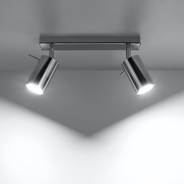 Sollux SL.0728 - Bodové svietidlo RING 2xGU10/10W/230V