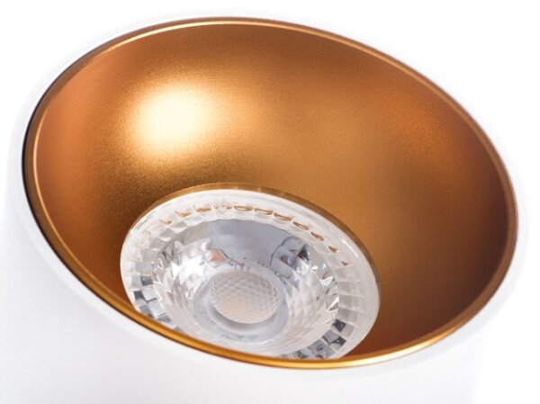 Kanlux 27570 - Bodové svietidlo RITI 1xGU10/10W/230V biela/zlatá