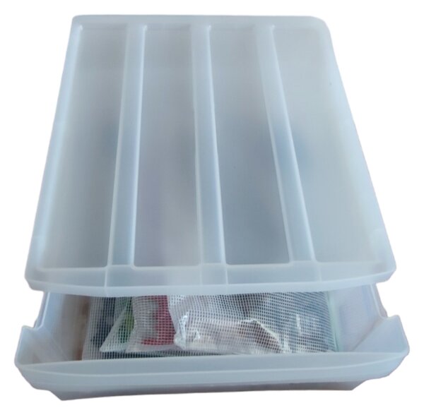L - Zásuvka, úložný box výsuvný, transparentný Rotho SYSTEMIX