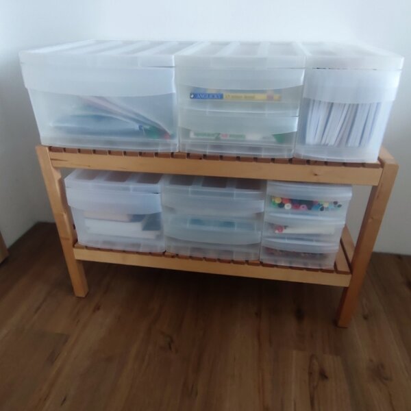 L - Zásuvka, úložný box výsuvný, transparentný Rotho SYSTEMIX