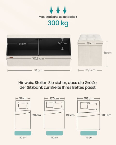 Taburetka s vekom LSF078LH01 béžová