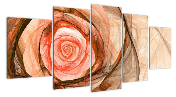 Obraz - kvet ruže (Obraz 150x70cm)