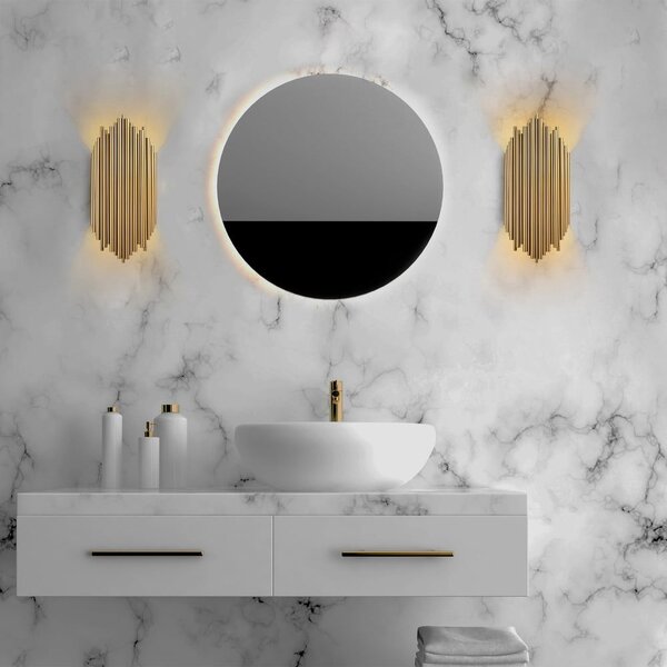 Nástenné svietidlo v zlatej farbe Kara – Opviq lights