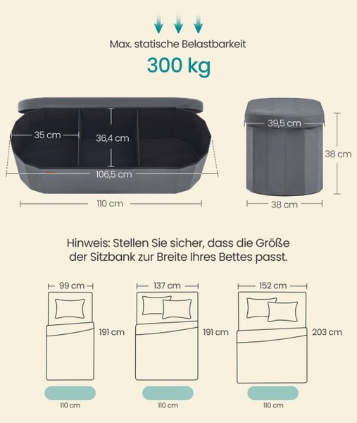 Taburetka s vekom LSF297GN01 sivá