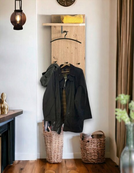 NÁSTENNÝ VEŠIAK, 48/90/31 cm - Online Only drobný nábytok, Online Only
