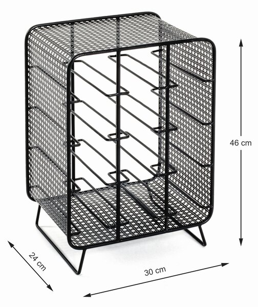 REGÁL NA FĽAŠE, 30/46/24 cm - Vínotéky & stojany na víno, Online Only